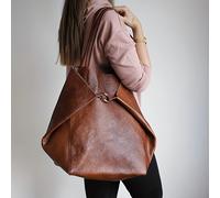 Bolso de Casual de Gran Capacidad para Mujer, Tote de Color Sólido con Cierre de Hebilla, Sin Forro, Versátil para Uso Diario, Bolso de Versátil | Accesorio Elegante | de Lujo