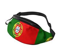 Bolso De Cintura Bandera De Portugal, Riñonera Viaje Multifuncional Bolsos Bandolera Ligera Riñonera Deportiva para Fiesta Camping Viajar