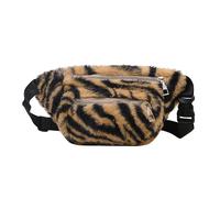 Bolso de Cintura de Peluche para Mujer, Bolso de Cinturón de Color Sólido, Bandolera Cruzada, Bolso de Pecho, Diseñador de Marca, Bolso Banana para Cadera Femenino