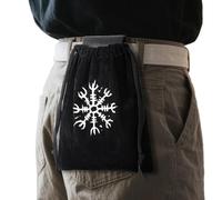 Bolso de Cinturón con Diseño Medieval,Riñonera Vintage - Fanny Pack - para Concierto Viaje Senderismo Acampada Aire Libre Carrera Caminata Festival