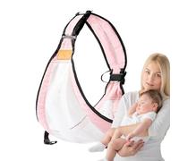 - Bolso de cómodo para padres en movimiento Marco de malla ligera, camilla de hombro ergonómica, Airy siempre ayuda a los bebés, Camilla de vientre ajustable para