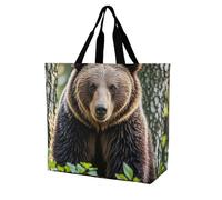Bolso De Cosméticos Mamá Osa Impermeable Bolsa De Playa Casual Bolsa De Compras Para Amigas Viajes Mamá