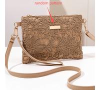 Bolso de cruzado para mujer, de 2026, bolso de floral para vacaciones, bolso cuadrado casual de PU, accesorio diario y de lujo