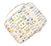 Bolso de cubierta de la biblia, tote bíblico floral de poliéster, bolso escolar | para la iglesia universitaria escolar viajar casual casual diario cuadernos de papelería marcadores de