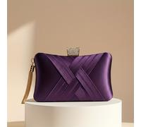 Bolso de Elegante para Mujer con Correa Desmontable, Cadena con Borlas y Cierre de Hebilla - Tela de Lujo Ideal para , Fiestas, Prom - Bolso Versátil