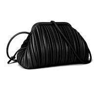 Bolso de embrague y bolso de bola de masa de nube, pequeñas bolsas cruzadas para mujer, bolsos de hombro fruncidos a la moda, cuero sintético suave
