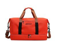 Bolso de Fin de Semana para Mujer - de Viaje para Hombre | de Viaje de Fin de Semana para Mujer, con Compartimento para Equipaje y Compartimento para Zapatos, Rojo, Ver descripción, Ver