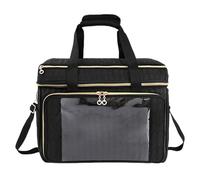 Bolso de Ganchillo | Organizador de Gran Capacidad con Compartimentos | Estuche Grande Para Guardar Lana De Ganchillo,Para Hogar, Viaje, Mujeres, Mamá, Principiantes, Adultos Y Accesorios