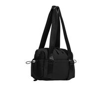 Bolso de gran capacidad para fitness, bolsa de cosméticos, para deportes al aire libre, gimnasio, separación en húmedo y seco, hombro duradero, para deportes al aire libre, gimnasio, Color negro