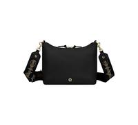 Bolso de hombro Aigner Zita negro con detalles dorados
