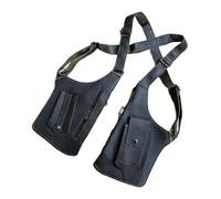 Bolso De Hombro Bajo El Brazo Para Hombres - Mochila Antirrobo Impermeable Con Múltiples Bolsillos Y Correa Ajustable - Estilo Vintage | Para Uso Diario Viaje Trabajo Universidad Compras Llaves