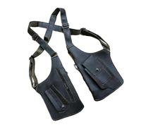 Bolso De Hombro Bajo El Brazo Para Hombres - Mochila Impermeable Antirrobo Con Correa Ajustable - Estilo Vintage - para Diario Oficina Casa Viajes Senderismo Compras