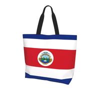 Bolso De Hombro Bandera De Costa Rica Ligera Bolsos De Mujer Plegable Tote Bag Para Mamá Viajes Enfermería
