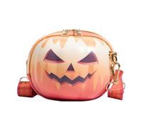 Bolso de hombro | Bolso de hombro con cara sonriente de calabaza | Cartera de calabaza para teléfono, documentos, trabajo, compras, viajes, calle, al aire libre, citas, viajes, Ira, Refer to