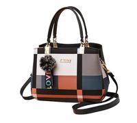 Bolso de hombro - Bolso de mano clásico Hobo Bolso portátil | Bolso de hombro Hobo para mujer con correa ajustable, Negro, 10.24x5.12x7.87 inches