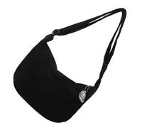 Bolso de hombro casual para mujer, bolso cruzado japonés, bolso simple de albóndigas, estilo coreano, bolsa de mensajero para viajes diarios, Black, As shown in the figure