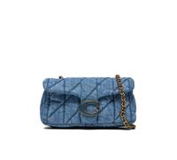 Bolso de hombro Coach Tabby 20 denim acolchado índigo