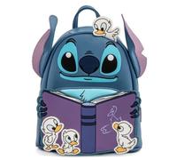 Bolso de hombro con doble correa para mujer Loungefly Disney Lilo y Stitch Story Time Duckies