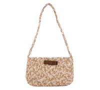 Bolso de hombro con lentejuelas brillantes para mujer, elegante, brillante, ligero, para fiesta, graduación, boda, viajes, trabajo, beige, 480.00x260.00x220.00mm/18.9x10.24x8.66inch, Manga interior