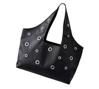Bolso De Hombro con Tachuelas a Bandolera Espaciosa De PU Diseño Ligero para Artículos Esenciales Diarios para Mujer Bolso De Hombro Coreano con Tachuelas