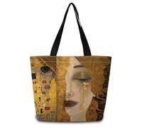 Bolso De Hombro Cuadro Reutilizables Bolso De Mano Casual Tote Bag Para Enfermería Amigas Camping