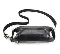 Bolso De Hombro Cuero Genuino para Hombre-Bolso Bandolera Deportivo Personalizado-Bolso Casual-Bolso Teléfono Móvil-Mochila Trabajo Viaje Hombre (marrón) (Black)