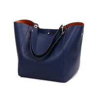 Bolso de hombro de cuero de lujo para Mujer, Bandolera with ASA superior, Gran capacidad, 2024