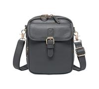 Bolso de hombro de estilo retro para las mujeres diseño antirrobo correa ajustable porta tarjetas bolsas para teléfono bolsos de hombro ajustable bolso de hombro bolso de hombro, gris, Talla única