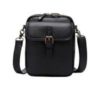 Bolso de hombro de estilo retro para las mujeres diseño antirrobo correa ajustable porta tarjetas bolsas para teléfono bolsos de hombro ajustable bolso de hombro bolso de hombro, Negro , Talla única