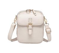 Bolso de hombro de estilo retro para las mujeres diseño antirrobo correa ajustable porta tarjetas bolsas para teléfono bolsos de hombro ajustable bolso de hombro bolso de hombro, Color blanco., Talla
