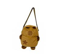 Bolso de hombro de felpa para mujer, bonito bolso de hombro de dibujos animados, teléfono suave mensajeros para viaje de felpa hombro