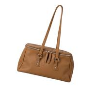 Bolso de hombro de gran capacidad para mujer, elegante, estilo coreano, axila, asa superior, bolso de mano de moda para mujer, piel sintética, axila, estilo coreano, bolso de mano para uso diario