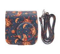 Bolso de Hombro de la Caja Protectora de la Cámara de la PU de la Vendimia para la Cámara Instantánea Mini7s 7c (Estrella Lunar)