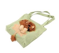 Bolso de Hombro de Lona para Mascotas, Portátil, de Gran Capacidad, con Correas Anchas, Transpirable, Reutilizable, para Uso en Exteriores (Tipo 4)
