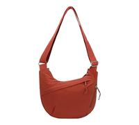 Bolso de hombro de nailon para mujer, ligero y ajustable, bolsa hobo de media luna | Bolso de viaje pequeño con múltiples bolsillos, bolsa casual de nailon para uso diario para equipo de excursión a