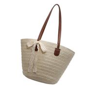 Bolso de hombro de paja para mujer, estilo francés, bolso de moda playa mar gran capacidad axila para viajar diario mujeres paja hombro playa bolso tejido a mano estilo francés axila, De