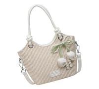Bolso de hombro de poliuretano contemporáneo de alta calidad para mujer, ligero, cruzado con correa ajustable, bolso de noche, ideal para viajes, beige, One Size