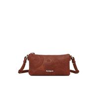 Bolso de hombro 'Dejavu Dortmund' Mujer Desigual One Size marrón / plata