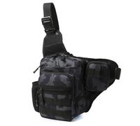 Bolso de hombro for pesca, ciclismo, bandolera táctica, mochila individual for el pecho, for viajes, escalada y acampada.(MCBK)