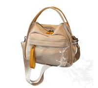 Bolso De Hombro Grande, Cremallera Ajustable, Color Sólido