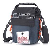 Bolso de hombro impermeable Bolso de mensajero pequeño universal Bolso de teléfono móvil Bolsa de cuerpo cruzado Bolso de cinturón con correa para el hombro para el deporte al aire libre (azul)