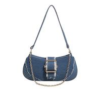 Bolso De Hombro Jeans Lujo Bolsos Noche Monedero Informal para Las Axilas con Correa Cadena IR Compras Y Citas Bolso Hombro Trajes