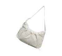 Bolso De Hombro Lona para Mujer Bandolera Plisada Escuela Estudiantes Mensajeros Gran Capacidad Todos Los Días Bandolera con Cordón Hombro Gran Capacidad Mujer