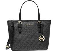 Bolso de hombro Michael Kors Jet Set Travel XS Logo MK Negro
