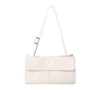 Bolso de hombro para axilas de moda, métodos de transporte funcionales, piel sintética suave, diseño retro, accesorio diario, delicado bolso de hombro para mujer, beige, One Size