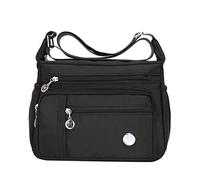 Bolso de hombro para hombre, bolso bandolera de un solo hombro, Black, Small