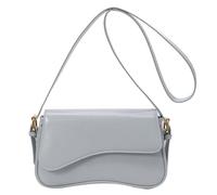 Bolso de hombro para mujer, bolso de hombro pequeño, retro, bolso de compras de piel sintética para uso diario, bolso pequeño cruzado de moda para viajes diarios, Blue, Talla única