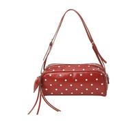 Bolso De Hombro Para Mujer - Cartera Mensajera De Cuero PU Con Lunares - Bolso De Hombro De Viaje Con Correa Ajustable,Para Escuela Trabajo Compras Diario Salidas Fin De Semana Viaje Chicas Mujeres