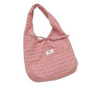 Bolso de hombro para mujer con gran capacidad, práctico bolso informal para viajes, compras, gimnasio, fitness y fitness, Rojo sandía, One Size