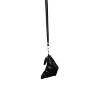 Bolso de hombro para mujer, de piel sintética, estilo antiguo, bolso de mensajero personalizado para viajes, bolso cruzado antiguo para mujer, piel sintética, estilo croissants de moda, Black, One